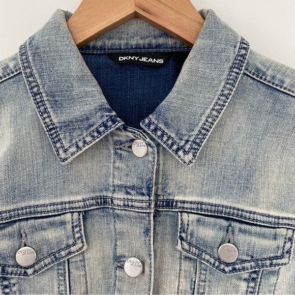 {DKNY JEANS} Denim Jacket Size S - Picture 3 of 16